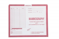 Mammography, Pink #190 - Category Insert Jackets, System II, Open Top - 10-1/2" x 12-1/2" (Carton of 500)