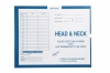 Head & Neck, Process Blue - Category Insert Jackets, System I, Open End - 14-1/4" x 17-1/2" (Carton of 250)