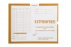 Extremities, Yellow #109 - Category Insert Jackets, System I, Open Top - 14-1/4" x 17-1/2" (Carton of 250)