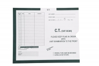 C.T. (Cat Scan), Magenta #233 - Category Insert Jackets, System I, Open End - 10-1/2" x 12-1/2" (Carton of 500)