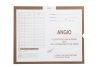 Angio, Stone #466 - Category Insert Jackets, System II, Open End - 14-1/4" x 17-1/2" (Carton of 250)
