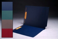 11 pt Cheshire Linen Color Folders, Full Cut 2-Ply End Tab, Letter Size, Fastener Pos #1 & #3 (Box of 50)