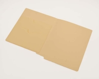 14 pt Manila Folders, Full Cut End Tab, Letter Size, Double Pockets Inside Front (Box of 50)