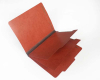 15 Pt. Terracotta Classification Folders, 2/5 Cut ROC Top Tab, Letter Size, 2 Dividers (Box of 15)