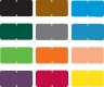 Tab Compatible Solid Color Labels, Vinyl Kimdura Stock, 1/2" X 1" Individual Colors - Roll of 1000