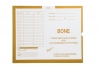 Bone, Yellow #109 - Category Insert Jackets, System I, Open End - 14-1/4" x 17-1/2" (Carton of 250)