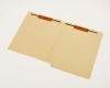 11 pt Manila Folders, Full Cut End Tab, Letter Size, 1/2 Pocket Inside Front, Fasteners Pos #1 & #3 (Box of 50)