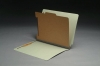 Type II Pressboard Classification Folders, Full Cut End Tab, Letter Size, 1 Divider (Box of 10)