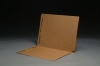 17 pt Brown Kraft Folders, SFI Compatible, Full Cut End Tab, Letter Size, Fastener Pos #1 & #3 (Box of 50)